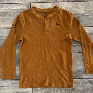 Levi's Kids Tan Long Sleeve Tee